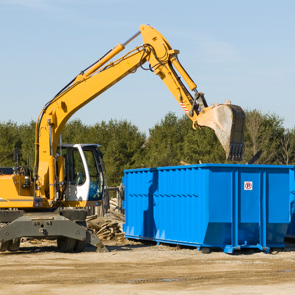 how does a residential dumpster rental service work in Queenstown